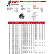 Engrenage robuste avec 12 à 65 dents et module 4
