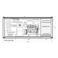Groupe électrogène en container 250 kVA industriel RHINO 250YC - Triphasé - Conteneur 20' HC_3