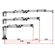 Grue auxiliaire R 110 S3S - Bob Spa - Capacité de levage 110 kNm - Extensions hydrauliques et rotation 425°_3