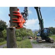 Grappin coupeur forestier Woodcracker CS - diamètre de coupe 580 à 750 mm - ouverture 1430 à 1600 mm - acier Hardox ultra-robuste_3