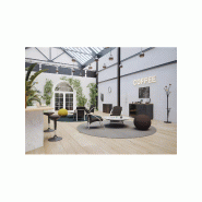 Porte manteau design noir & bois clair FESTY_3