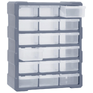 Vidaxl organisateur multi-tiroirs avec 18 tiroirs centraux 38x16x47 cm 149598_3