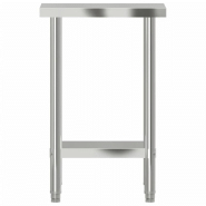 Vidaxl table de travail de cuisine 55x30x85 cm acier inoxydable 376450_3