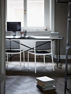 Chaise de restaurant Audrey - Lissoni - Aluminium et plastique - Disponible en plusieurs couleurs et versions_3