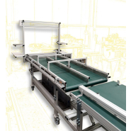 Convoyeur à bande personnalisable en longueur et largeur