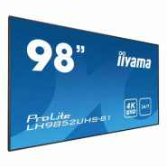 Iiyama LH9852UHS-B1 àÉcran d'affichage dynamique àÉcran plat de signalisation numérique 2,49 m (98