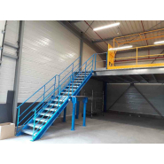 Plateforme mezzanine  sur poteaux_3