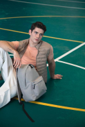Sac à dos casual recyclé avec poche frontale - Kimood - Réf: KI0184 - 50% polyester recyclé_3