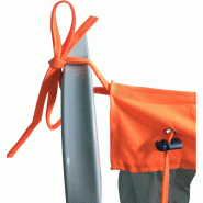 Bandeau de signalisation en tissu - Rouge / Blanc_3