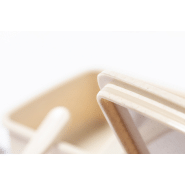 Boîte lunch en plastique PP - 700 ml avec set de couverts et sangle élastique_3