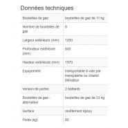 137125w - Armoire pour bouteilles de gaz GF 8.19 - stockage sécurisé extérieur pour 6 bouteilles de 33 kg_3