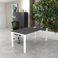 Bureau Professionnel Tempo Mobel Linea. - 140, Anthracite, Non_0