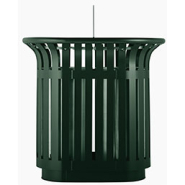 Corbeille tri sélectif 2 x 60 L - BORNEO - Structure acier anti-UV et anticorrosion_3