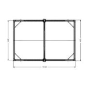 Préaux en toile - modèles de 50m², 52m² et 69m² pour école - TEMPO avec structures galvanisées_4