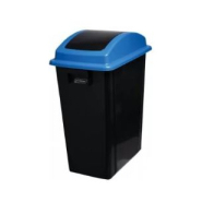 Poubelle de Tri Sélectif 40L - Polypropylène Recyclé à 50% - Couvercle Basculant en 3 Coloris - Idéale pour Espaces Étroits_3