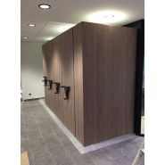 Rayonnage archive mobile - Alphadex - jusqu'à 8 niveaux de classement, bases mobiles sur rails_3