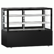 Vitrine réfrigérée pour pâtisserie MADRID - 1500 mm - 2 étagères - Noir_3
