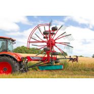 Andaineur Kverneland conçu pour champs aux formes irrégulières