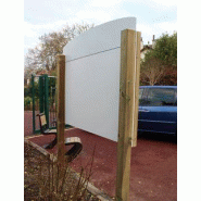 Vitrine incassable cadre bois et supports_3