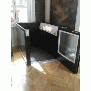Élévateur PMR fixe Aritco - pour 2 niveaux et plus - portes automatiques et accès équerre_3