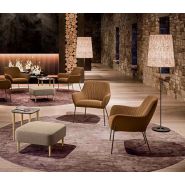 CITY-DECO - Chauffeuse polyvalente home-office avec style vintage et piètement métal ou bois_3