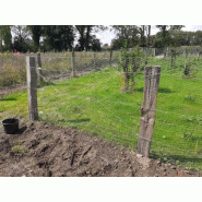 Grillage galvanisé - 1 m x 50 m - souple et rigide avec mailles 2,5 cm x 2,5 cm_3