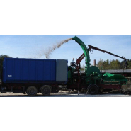 Broyeur à 6 couteaux radiaux de 600 mm sur remorque routière avec grue - SUPER-PAIN 1700TA 300CV_3