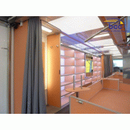 Camion Marché Panoramique Textile 12m – Présentoirs et Cabines – 760 – 12 mètres linéaires d'exposition sur deux niveaux_3