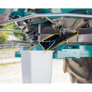 Distributeur d'engrais DX30+ avec réglages faciles et goulotte rapide