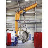 Potence sur fût VS - Abus levage - capacité 6.3 tonnes - rotation 360° - portée jusqu'à 10m_3