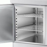 Tour pâtissier réfrigéré 3 portes et plan en inox - P 800 mm |  BKJ208ND_3