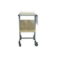 Athalia - Chariot informatique PCM Habilclass - Dimensions modulables H 1100 à 1205 x L 590 à 785 x P 562 mm_3