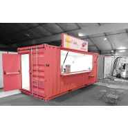 Container aménagé transformable en snack, bar, idéal pour la vente à emporter - Snack' Cube_3