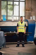 Gilet haute visibilité YHVW100ASFR - LSF (chaleur et flamme), antistatique, bandes réfléchissantes, normes ISO 20471 classe 2_3