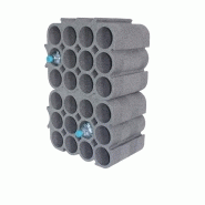 Casier à bouteilles 12 emplacements en polystyrène - empilable et solidaire_3