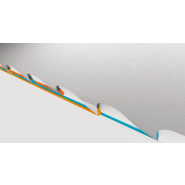 Lame de scie à ruban en carbure Triple Set® - pour matériaux abrasifs et difficiles à travailler, denture TSX 3/4, 0,9 mm x 27 mm - Réf : 3868-27-0.9-TSX-3/4_3
