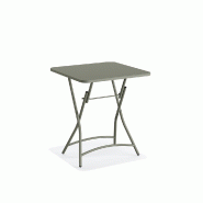 Breeze - Table de bistrot pliable 60x60 cm en métal Vert_3