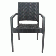 Fauteuil Porquerolles Baleares polypropylène - GRIS_3