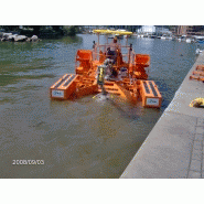 Pelles flottantes pour travaux de dragage_3