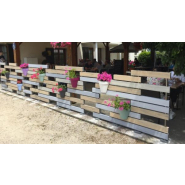 Clôture PVC personnalisable - CHLORIS PRESTIGE - sur-mesure avec options de couleur et hauteur ajustable_3