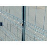 Mobiclic - clôture grillagée mobile Cavatorta - panneaux 240 cm avec anti-intrusion et haute visibilité_3