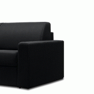 Canapé convertible express CRÉPUSCULE - Matelas 140cm Comfort BULTEX® - Polyuréthane noir - Fabrication italienne_3