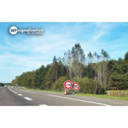 Panneau de prescription temporaire BK14 - Signalisation routière avec film rétro-réfléchissant_3