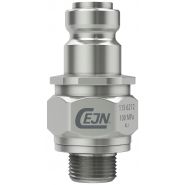 Coupleur haute pression adapté à la tension hydraulique de boulons