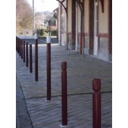 42.11-91 - Potelets fixes sur platine - Hauteur hors-sol 0,90m - Gorge Ø76mm_3