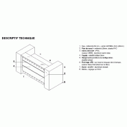Banque d'accueil lumineuse Valde - MDD - Gris mat_3