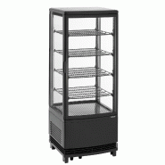 Mini vitrine réfrigérée 98L2T noir 700698 Bartscher_3