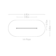 Parcours sportif pour enfants - Slackline 4m Rope - réf 8098862 - Hags_3