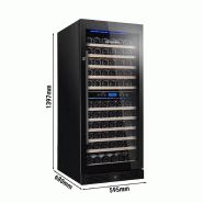 Cave à vin professionnelle multizones - 116 bouteilles | GGM - WKM350S-2N_3