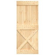 Vidaxl porte narvik 95x210 cm bois massif de pin 154446_3